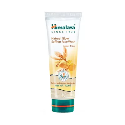 হিমালয়া ফেসওয়াশ - Himalaya Natural Glow Saffron Face Wash (100 ml)
