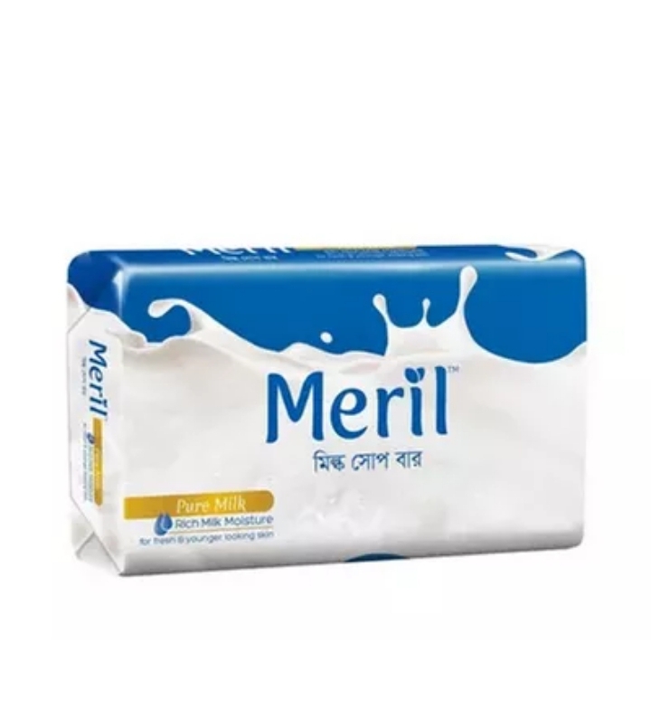 মেরীল সাবান - Meril Milk Soap Bar (100gm)